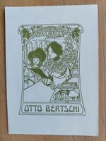 Exlibris F. Bovard - Orig. Zinkätzung