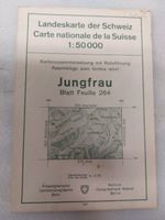 Jungfrau - Landes Karte der Schweiz - 1949