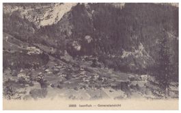 1917 ISENFLUH - BE - DORF VOGELSCHAU