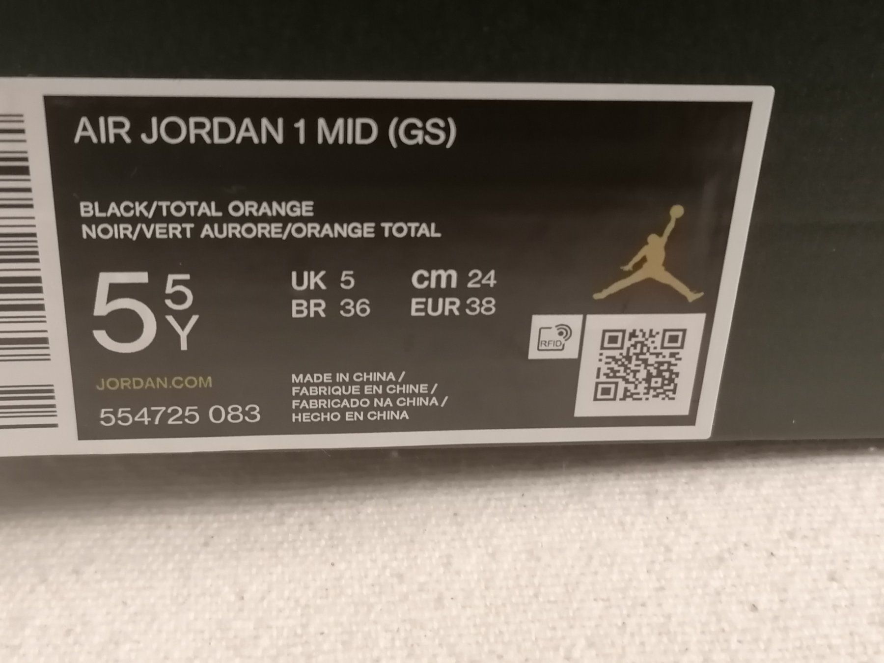 Scarpe da uomo: Nike Air Jordan 1 MID Gr.38 Multicolor – Usato da Basel venduto da vintagecollector 5