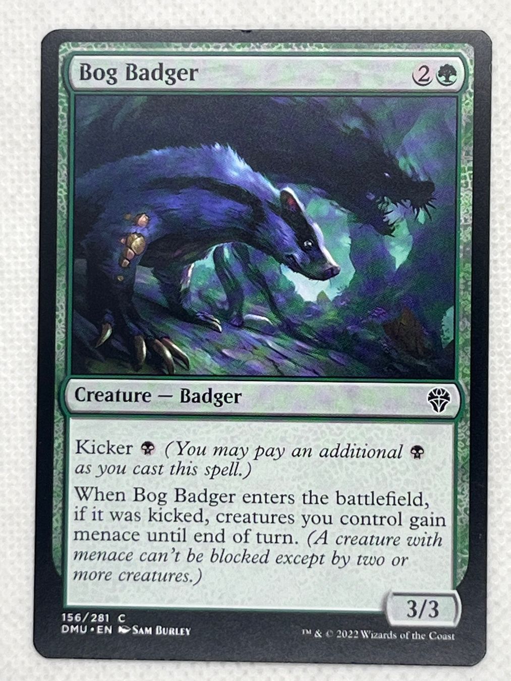 Magic The Gathering Carte collezionabili: MTG Bog Badger DMU 156 Englisch Common – Usato da Hinterkappelen venduto da Kim1992