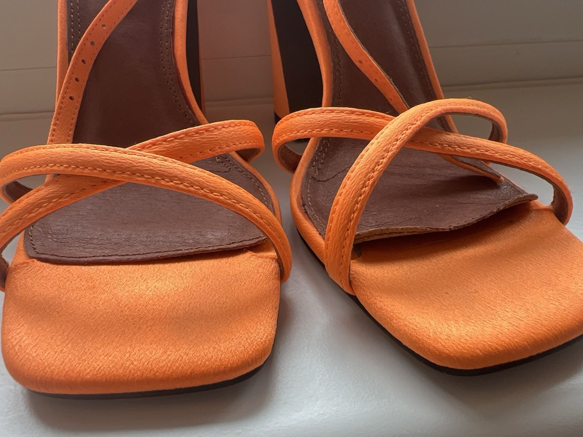 Topshop Scarpe da donna: Orange Sandalen von Topshop – Nuovo (secondo la descrizione) da Oberengstringen venduto da pri_c8jk 2