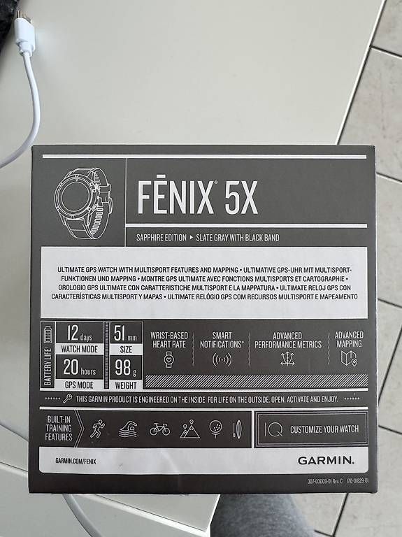 Smartwatch: Fenix 5X Sapphire Edition – Usato da Contra venduto da Pinin1982 3