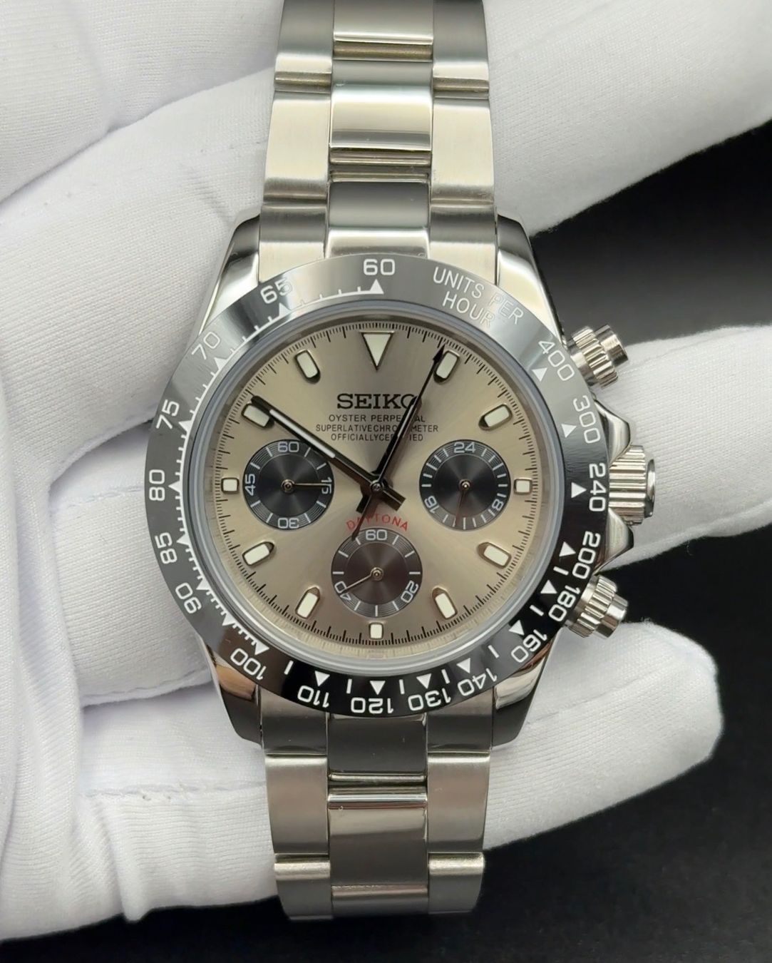 Orologi: Seitona Ghost Grey Chronograph – Nuovo e nell'imballaggio originale da Arnegg venduto da watch-shop