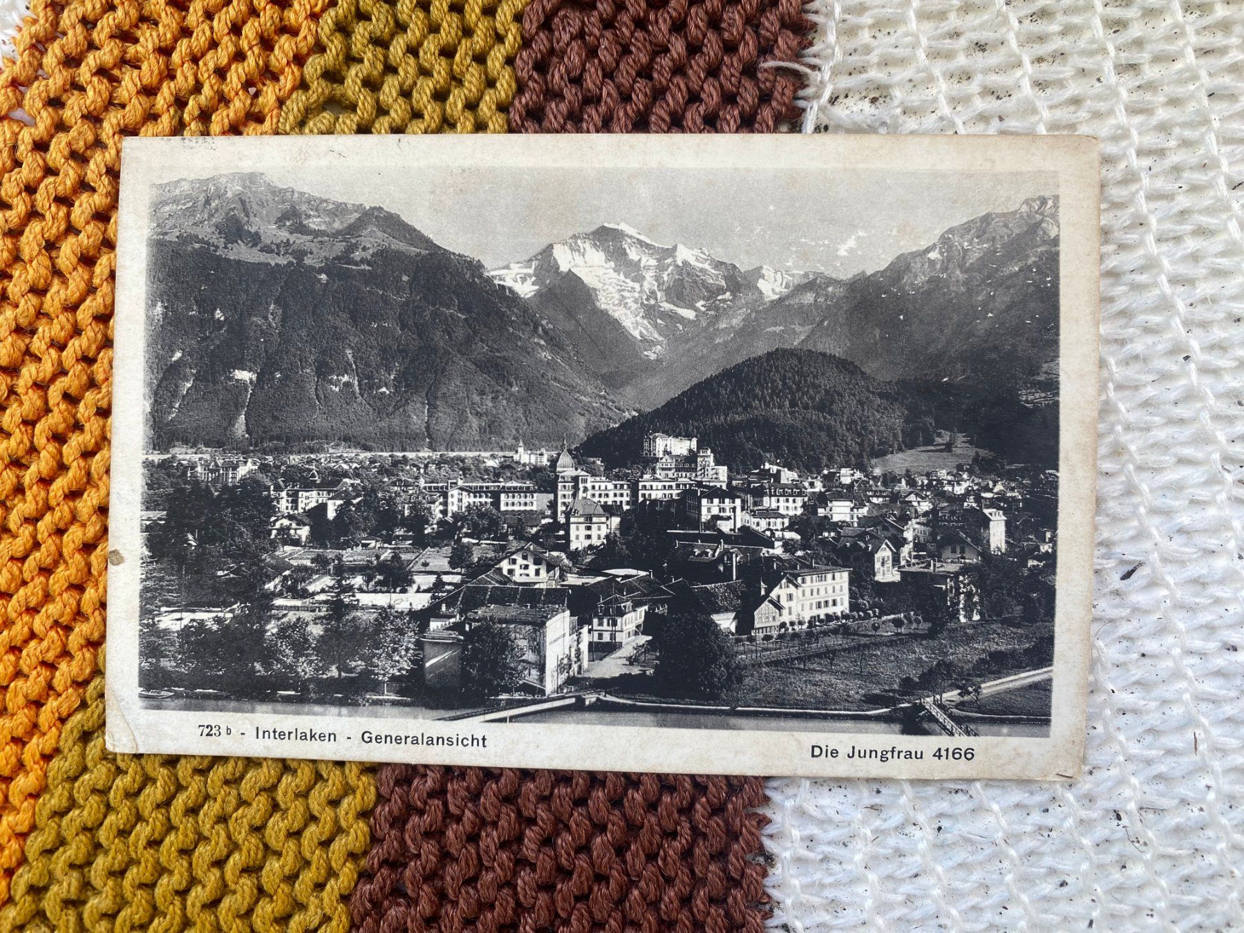 Cartoline postali: 1917 AK Interlaken – Usato da Langendorf venduto da Antik-Samariter