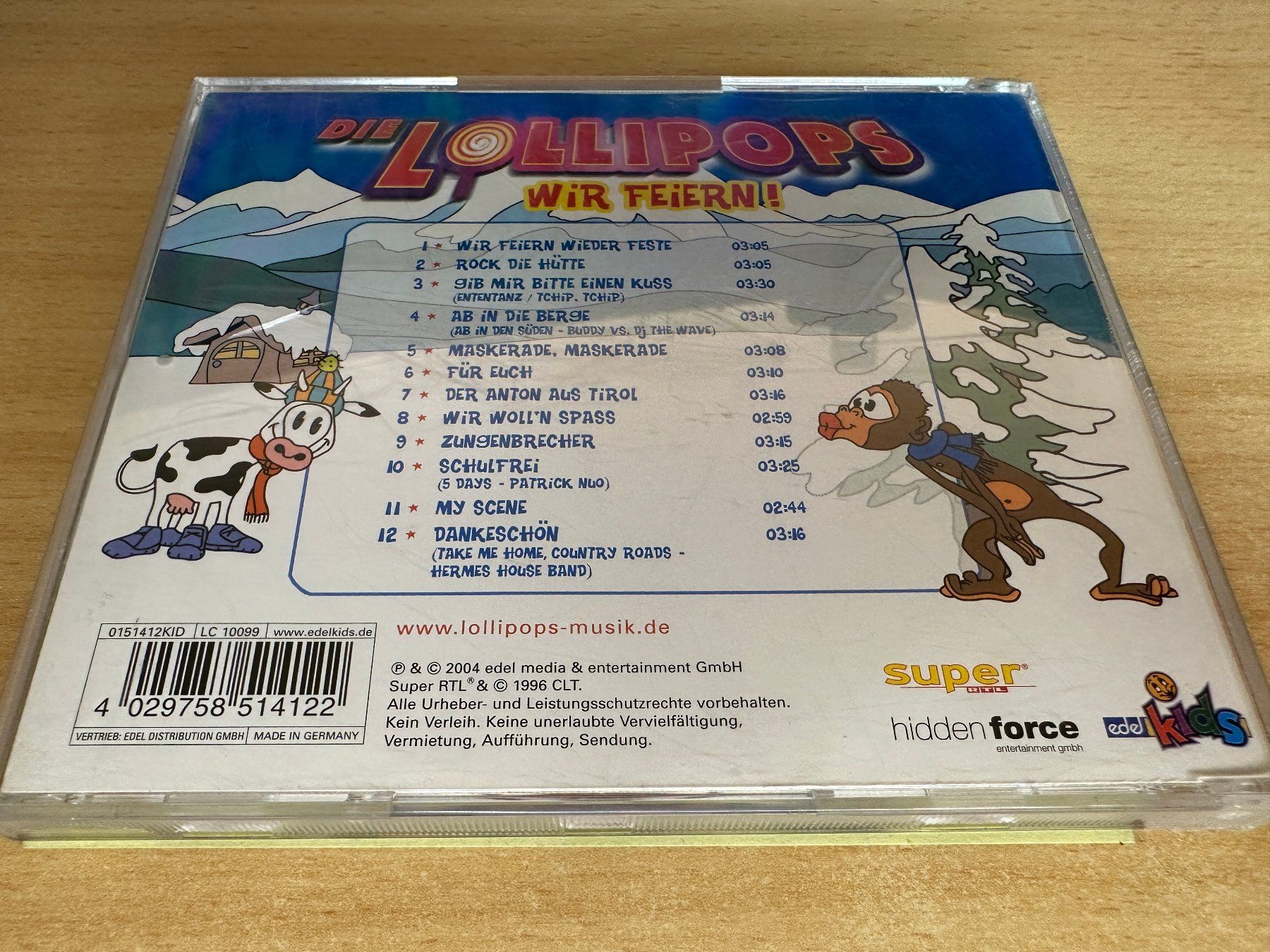 CD: Die Lollipops – Wir Feiern! – Usato da Rikon im Tösstal venduto da Alpenmutz 1