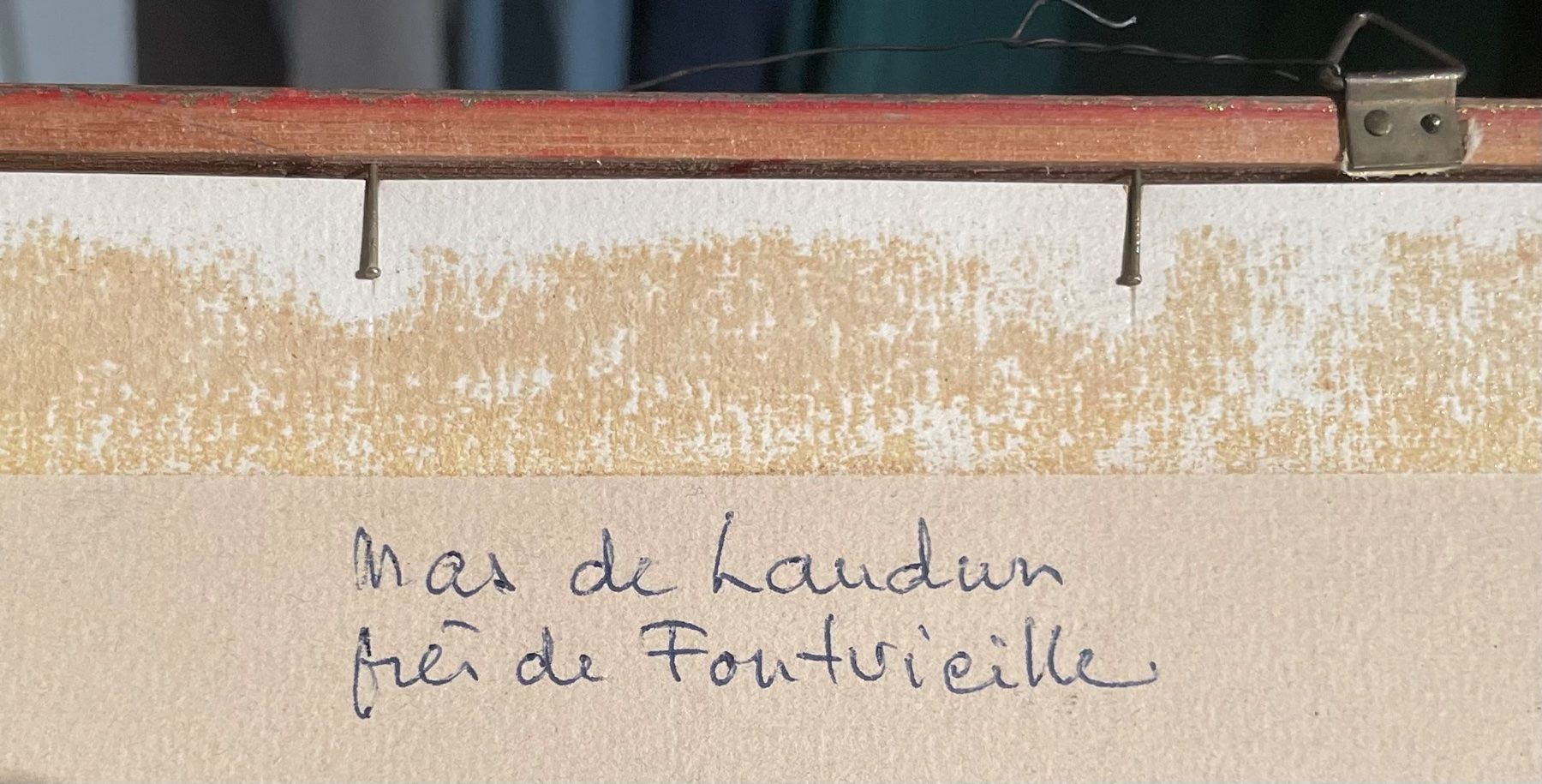 Dipinti: Aquarelle mas de Provence sign. Illisible – Usato da Biel/Bienne venduto da Galaq 4