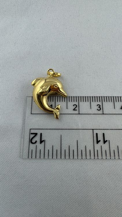 Ciondoli: Delfin Anhänger in 750 Gold / 18 Karat – Nuovo (secondo la descrizione) da kreuzlingen venduto da fantasy_schmuck 4
