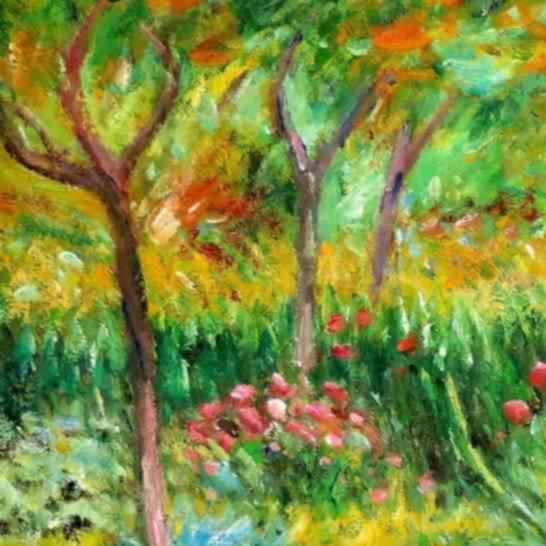 Reproduktionen & Neuware: Claude Monet´s Garten in Giverny – Neu (gemäss Beschreibung) aus Larnaca von KunstDepot24 1