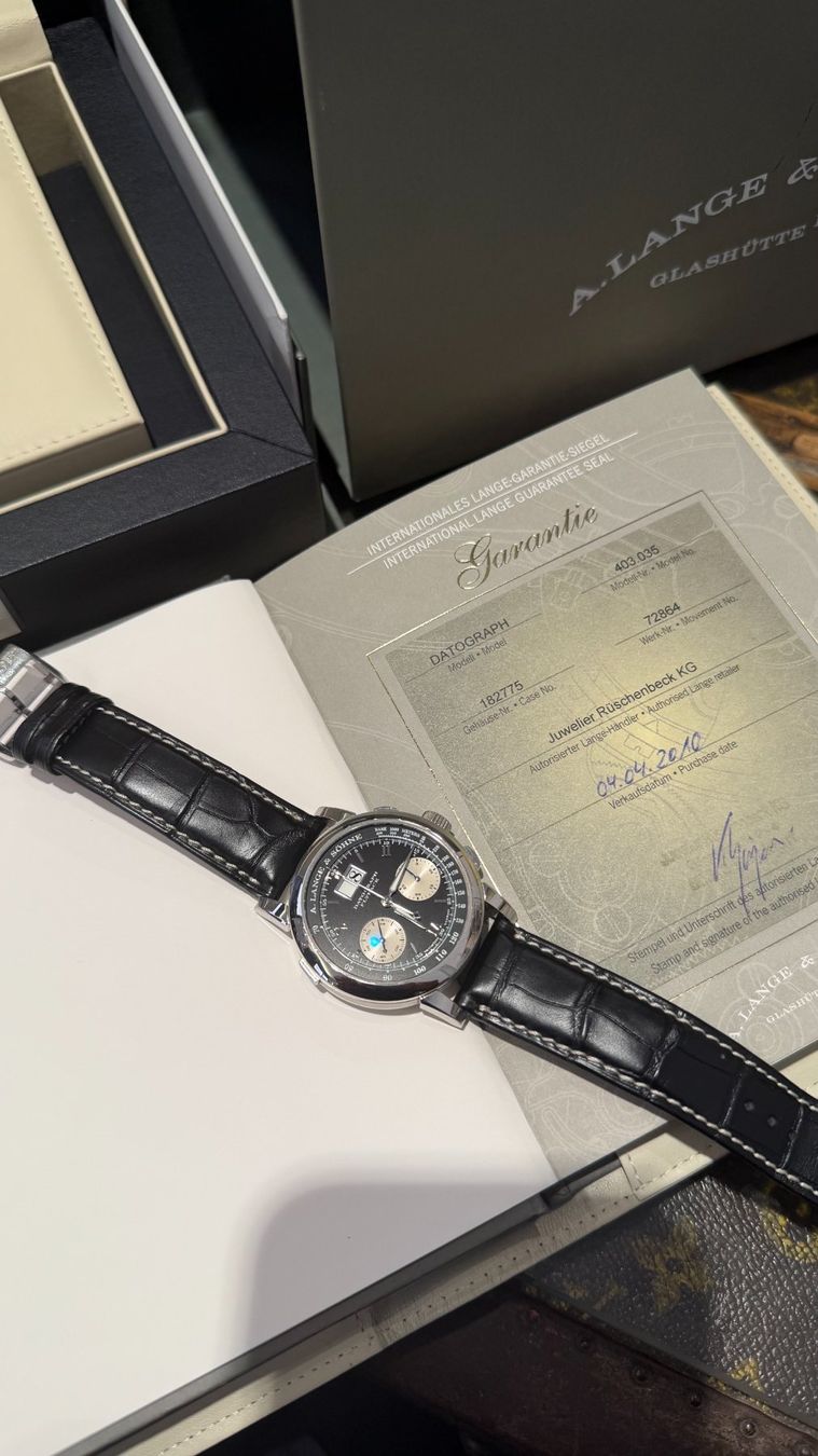 A. Lange & Söhne Montres: A. Lange & Söhne Datograph Platinum 39mm – D'occasion à Randogne par 2G1909 5