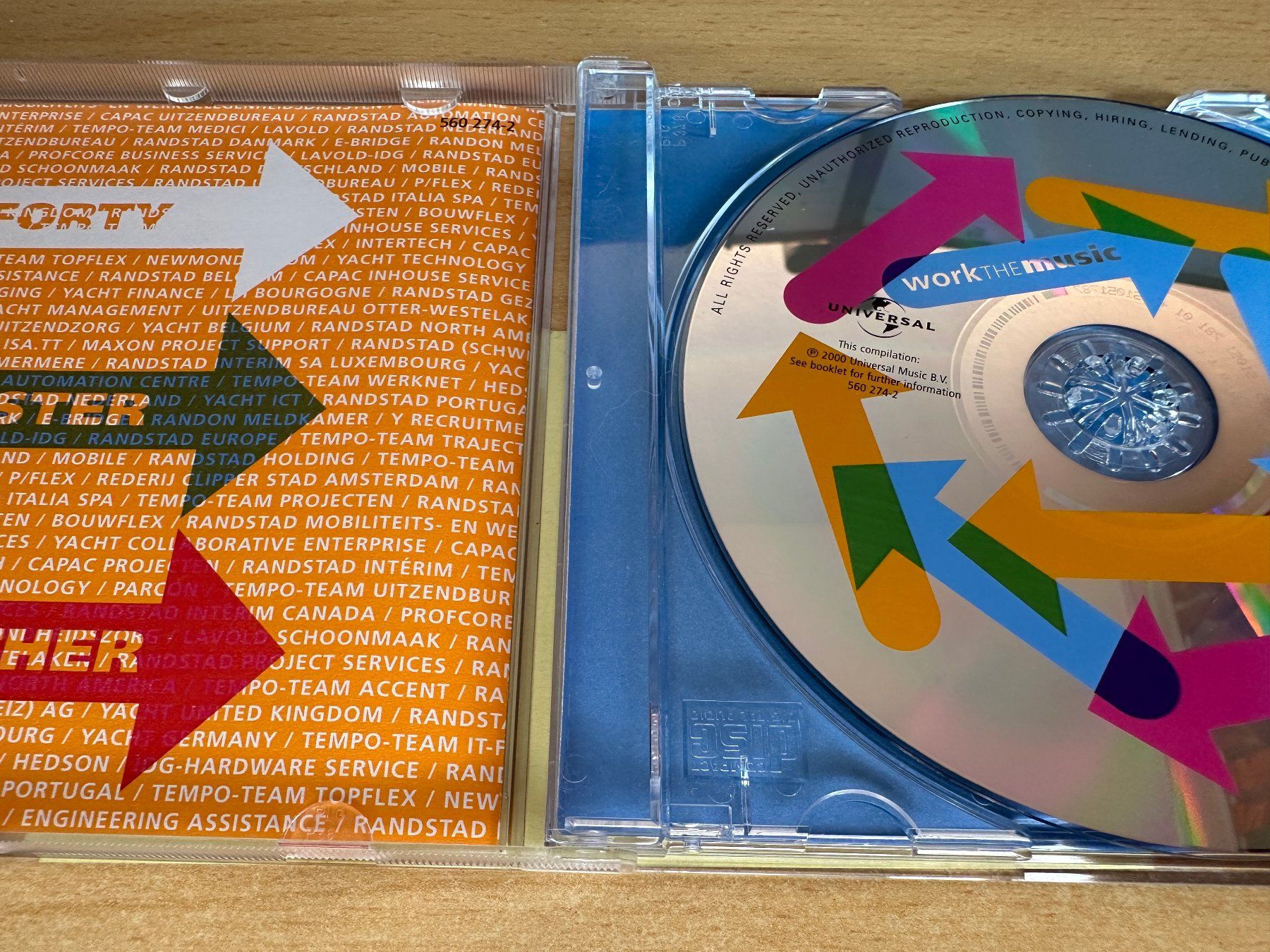 CD: Various – Work The Music – Usato da Rikon im Tösstal venduto da Alpenmutz 2