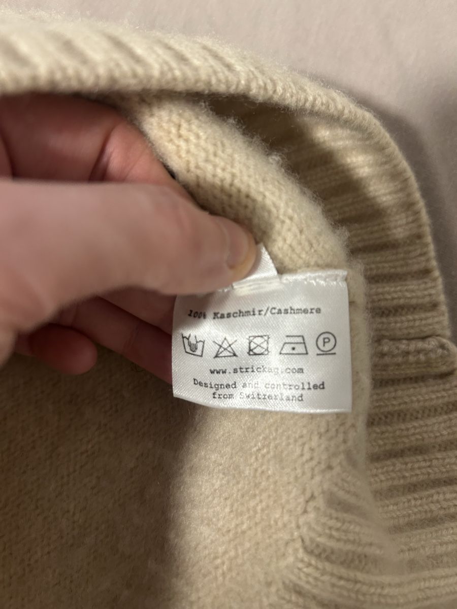 Maglioni & Felpe: Pull en cachemire Strickag XS beige d'hiver - CH – Usato da Morges venduto da cat_6cm9 3