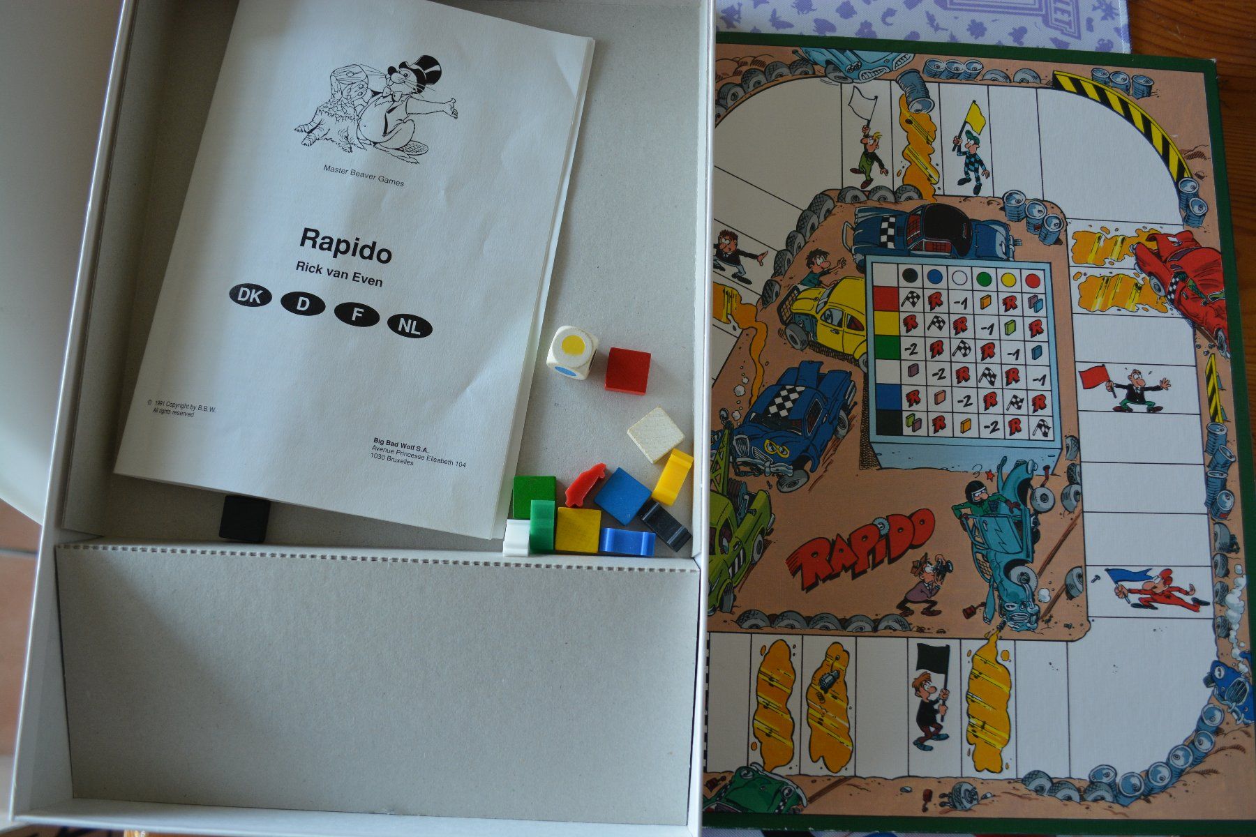 Giochi: Rapido - einfaches Würfelrennspiel - Master Beaver – Usato da Altstätten SG venduto da GGsGameshop 1