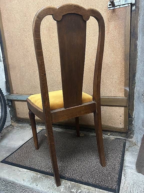 Chaises: Antiker Stuhl mit Stoffbezug – D'occasion à Au ZH par mar_pz57 3