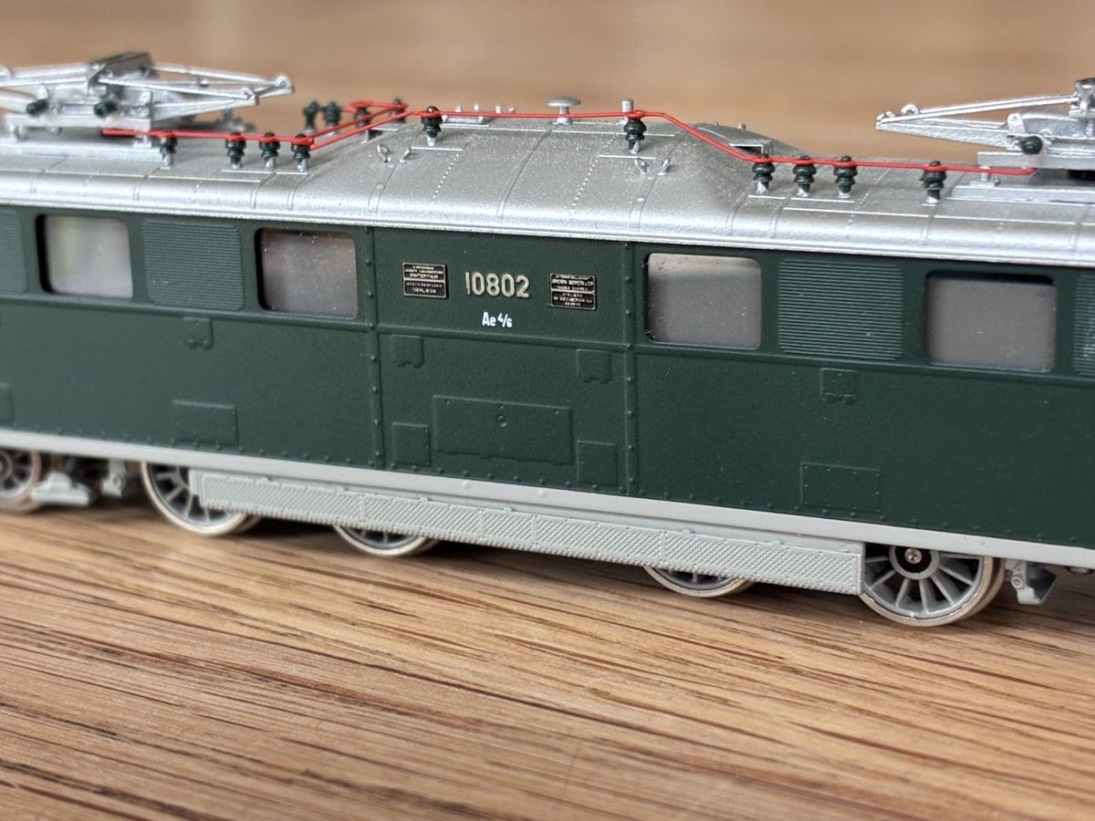 Lemaco Modellini di ferrovie: Lemaco N Ae 4/6 10802 Digital mit Pufferspeicher – Usato da Neunkirch venduto da Steff74 3