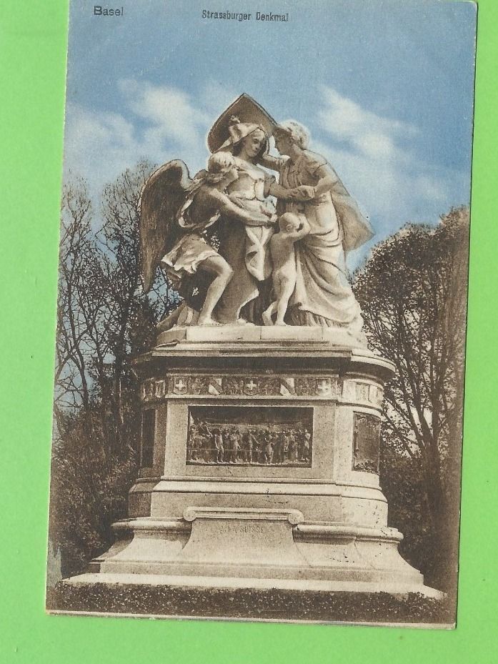 Cartoline postali: Basel, Strassburger Denkmal – Usato da Zürich venduto da t24_de