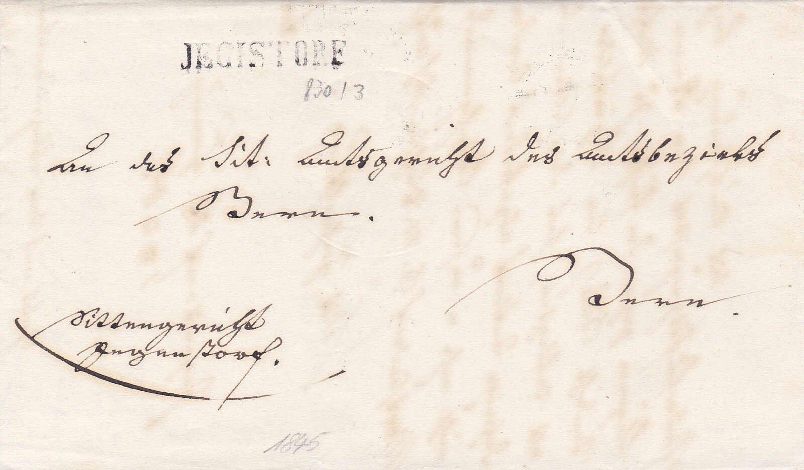 Tutti i francobolli: 1845, "Jegistorf", Stabstempel auf – Usato da Wenslingen venduto da riger11