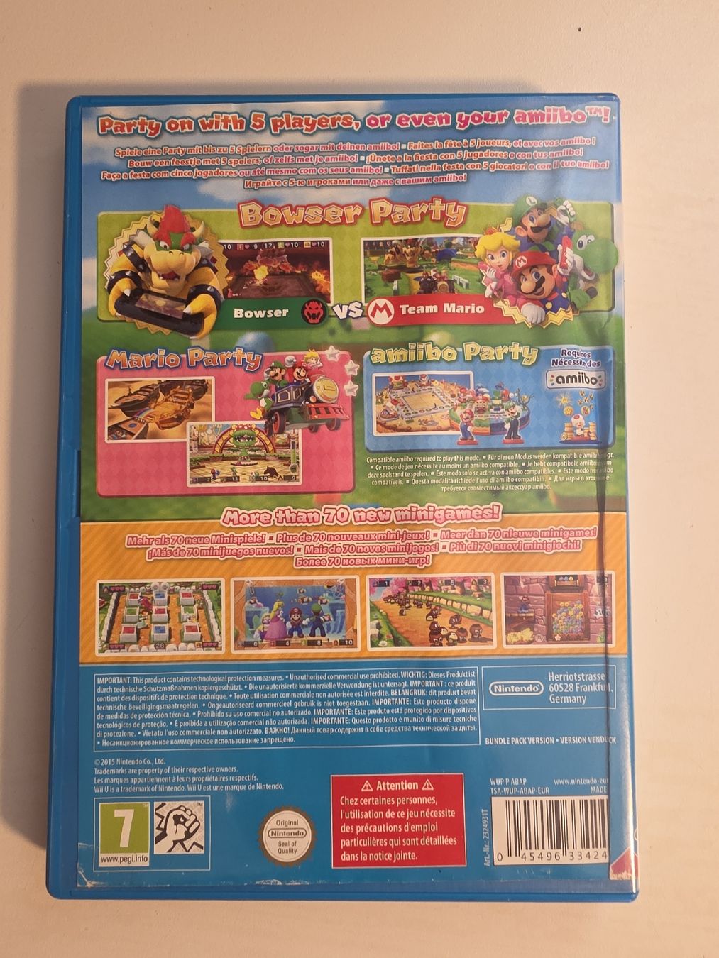 Nintendo Spiele: Mario Party 10 Nintendo Wii U – Gebraucht aus Tafers von whereyogamesat 1