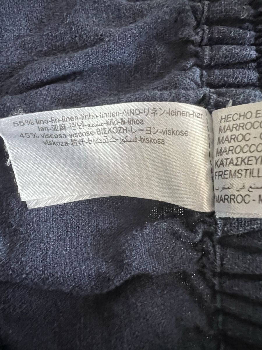 Zara Pantalons: ZARA LEINENHOSE NAVY GR S – D'occasion à Basel par theo-g77 3
