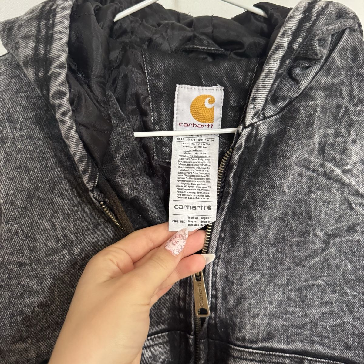 Carhartt Jacken: Carhartt Jacket Acid Wash Size Medium Regular Black – Gebraucht aus Dulliken von mil_ja.t 1