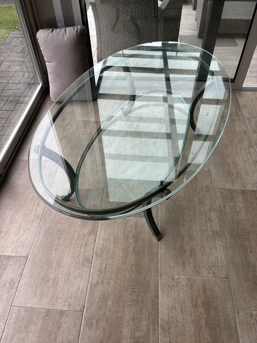Tavoli: Glascouchtisch mit Ablage - Zeitloses Design – Usato da Emmen venduto da paesu6 2