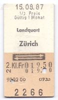 Billette Landquart - Zürich