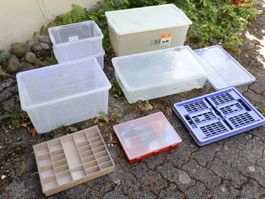 Rotho & Co 8 x grosse Kisten, teils mit Deckel