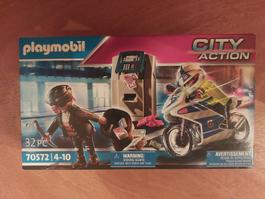 PLAYMOBIL City Action 70572 Polizei-Motorrad (Verfolgung)