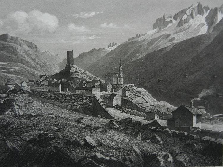 Stiche: Hospental Uri Gotthard – Gebraucht aus Risch von Rischli15 1