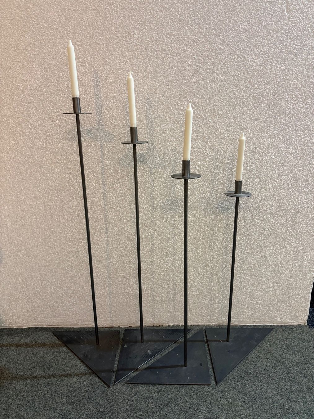 Bougeoirs: Kerzenständer aus Metall – D'occasion à Bichelsee par Noegg0