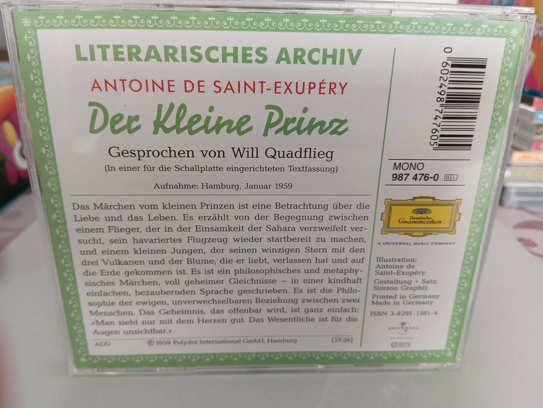 Livres audio: CD Der kleine Prinz – D'occasion à Schöfflisdorf par kin_2dp9 1