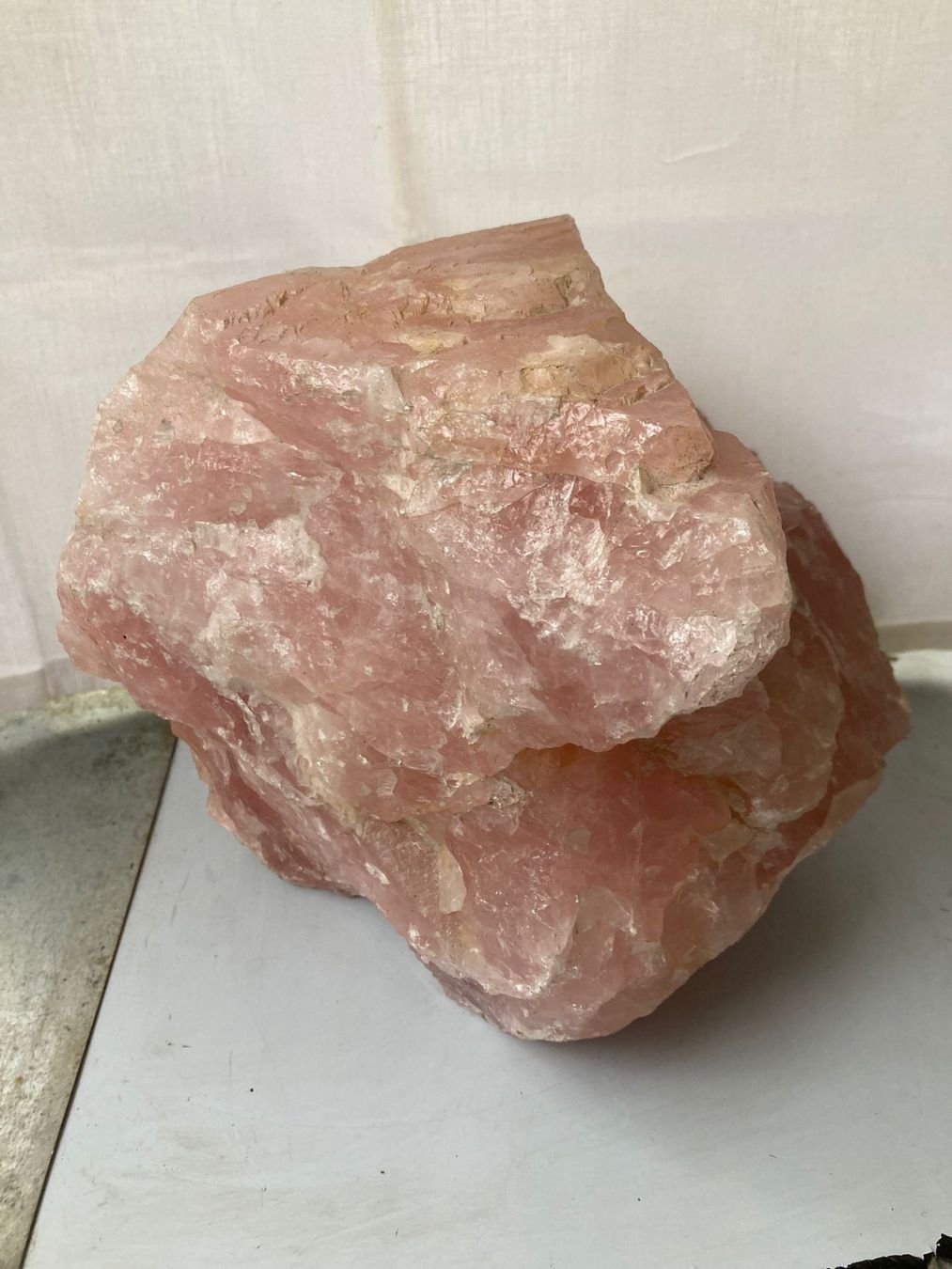 Minerali & Pietre curative: Quartz Rose de 8.6 kg – Usato da La Tour-de-Peilz venduto da pat_9bs7 5