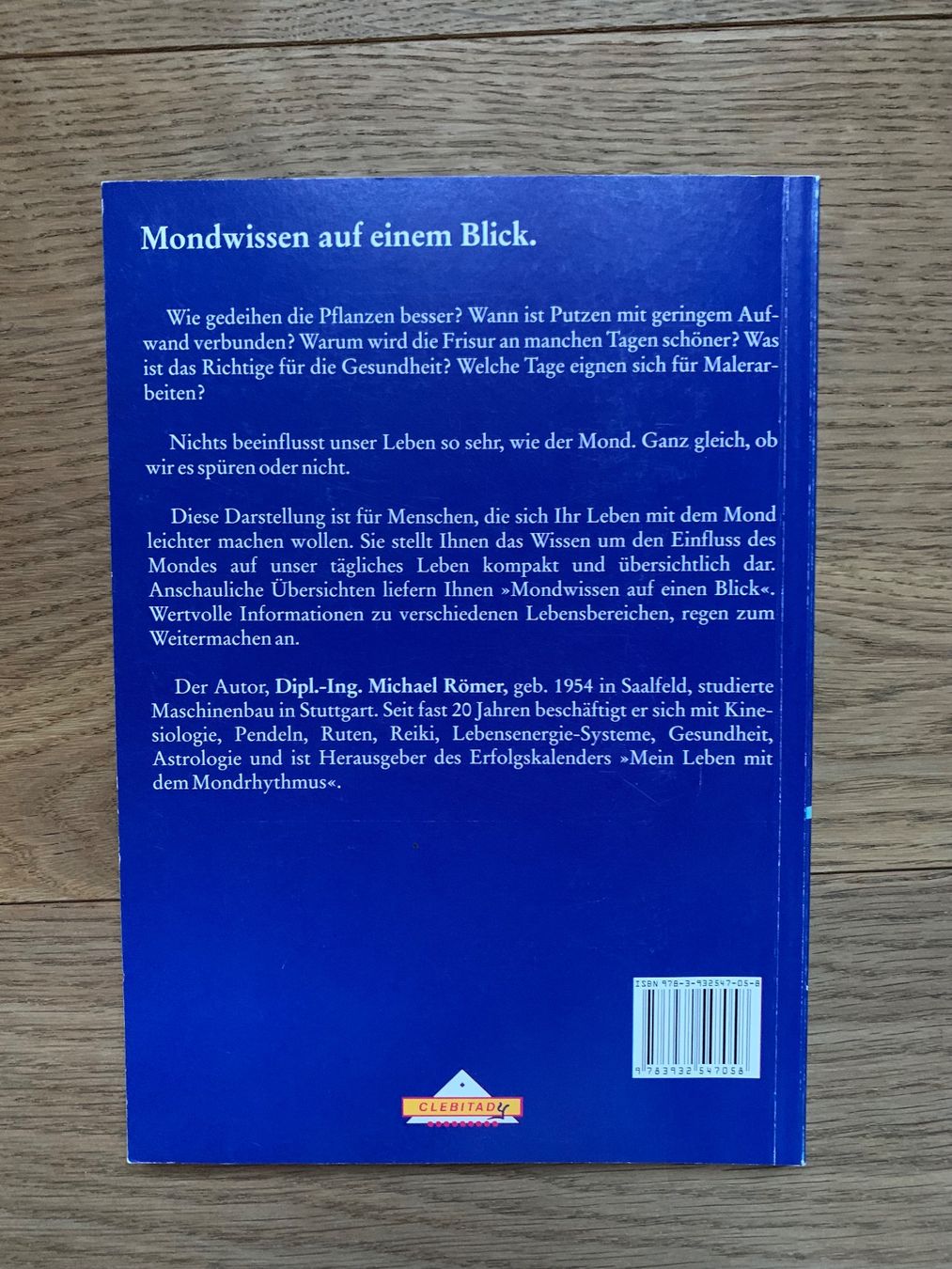 Bücher: Michael Römer. Leichter leben mit dem Mondrhythmus. – Gebraucht aus Flaach von Rosatipi 1