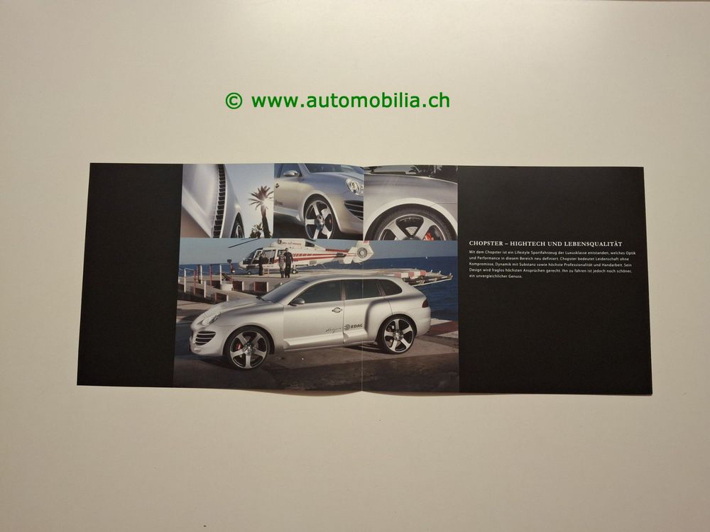 Rinspeed Chopster (Porsche Cayenne) by EDAG Prospekt deutsch (Gebraucht ...
