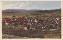 Rafz (Zch.) Alte Farbkarte mit Dorfansicht. 1967