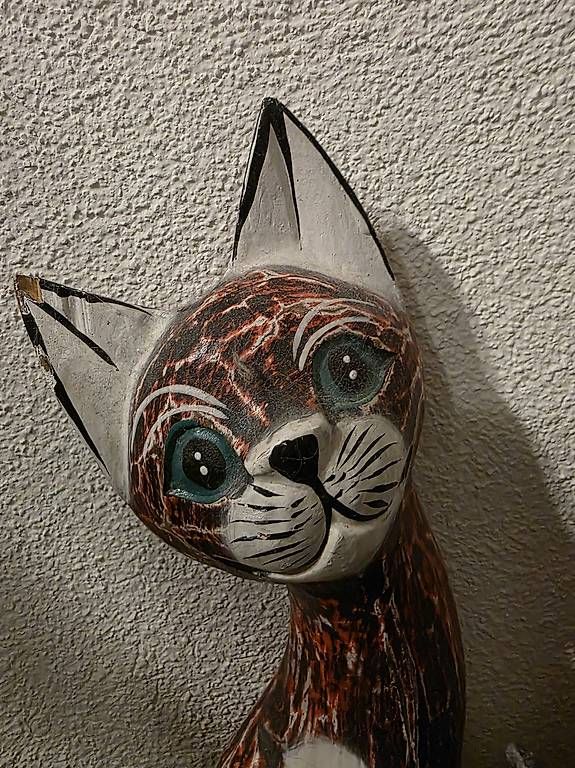 Statuette: Deko Holzkatzen – Usato da Sins venduto da littlesunshine84 1