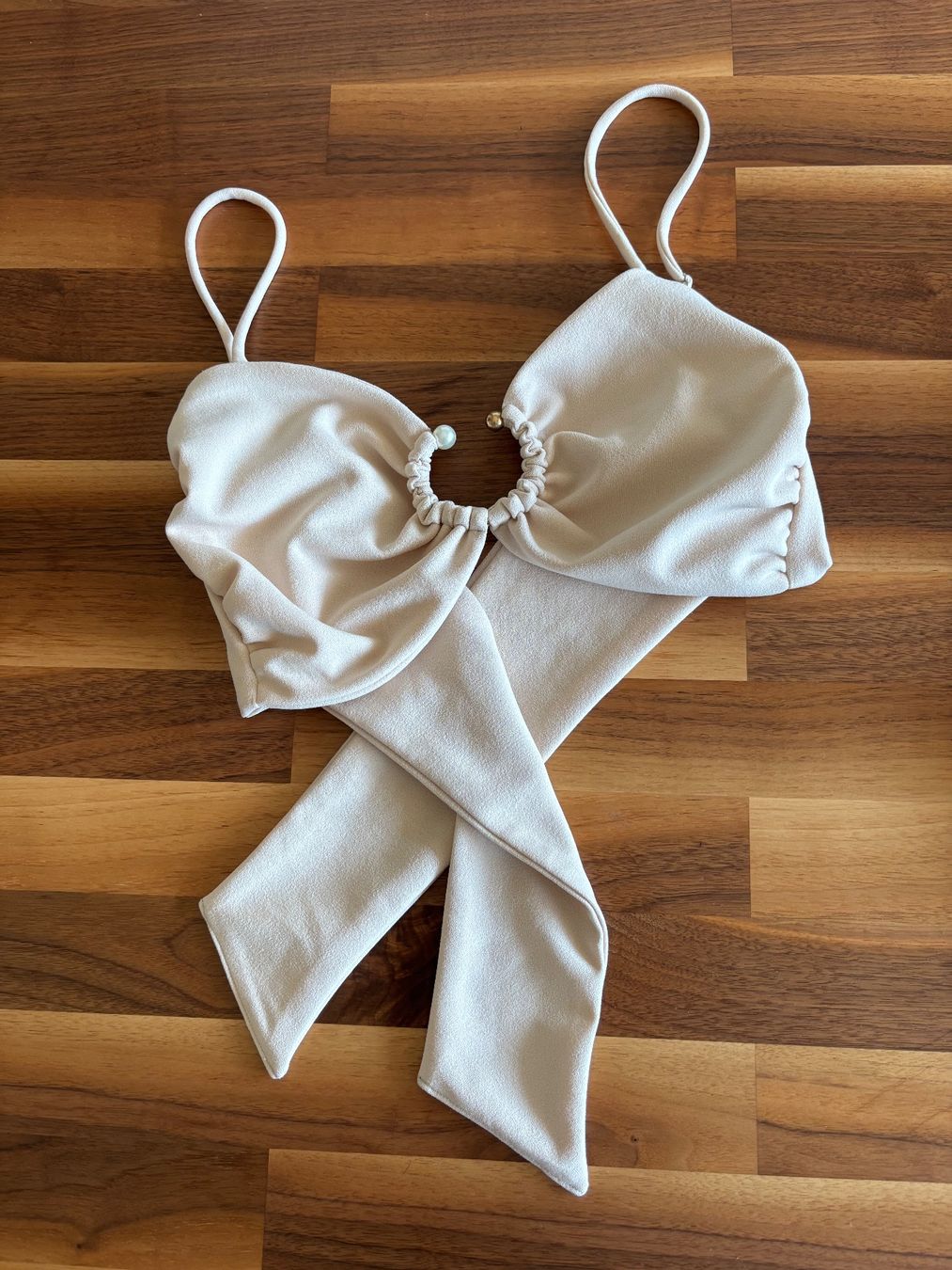 Top: Sommer Top / S /  beige – Usato da Winkel venduto da masrisa