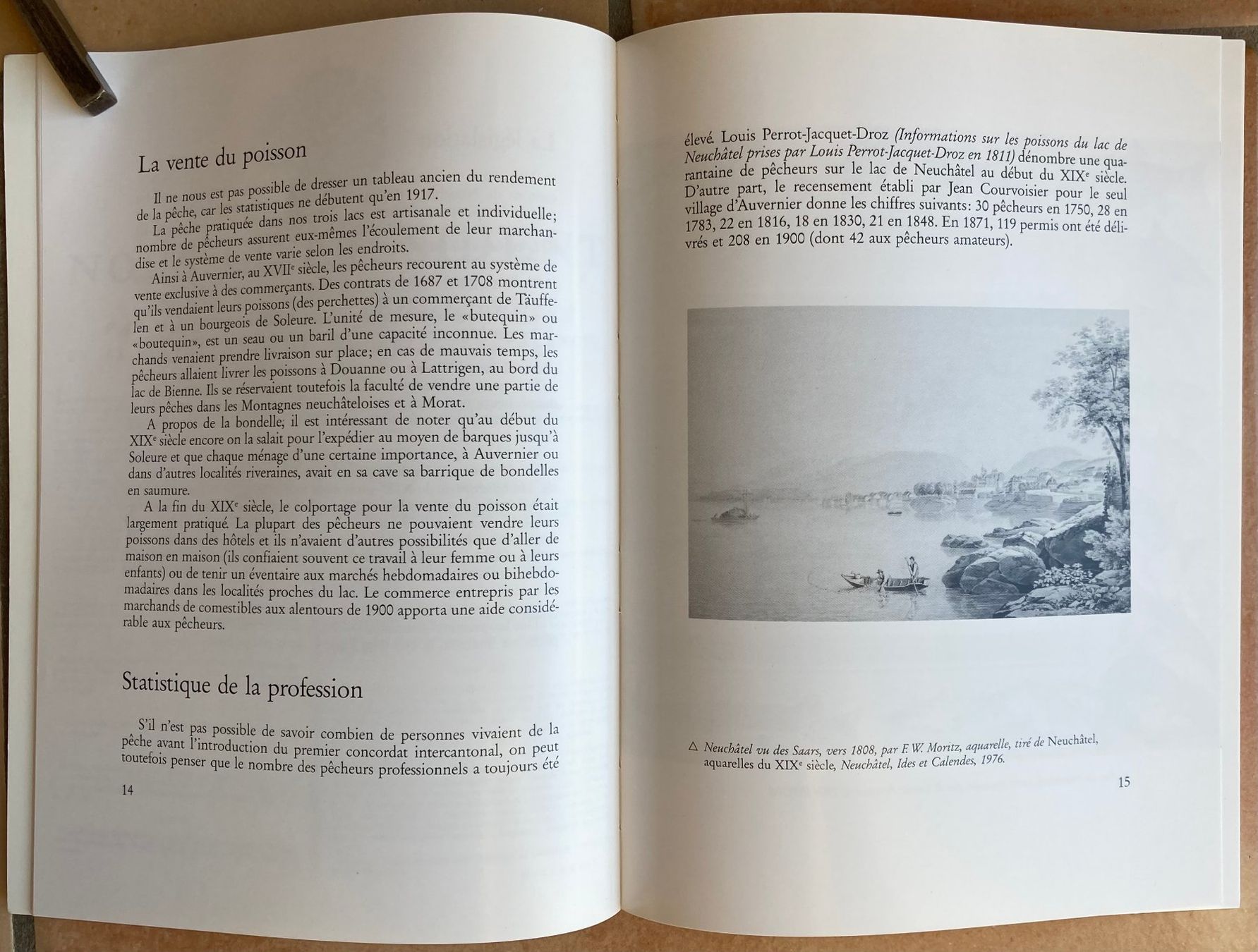 Bücher: Histoire Pêche Lacs Jurassiens - 1989 – Gebraucht aus Versoix von Decapod 2