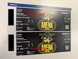 Tokio Hotel Arena Tour 2026 Zürich 2x Top Sitzplatz Tickets