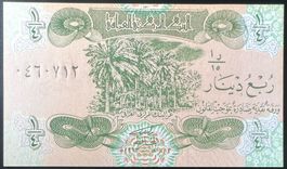 Iraq 1/4 Dinar 1993 - non circ./unz