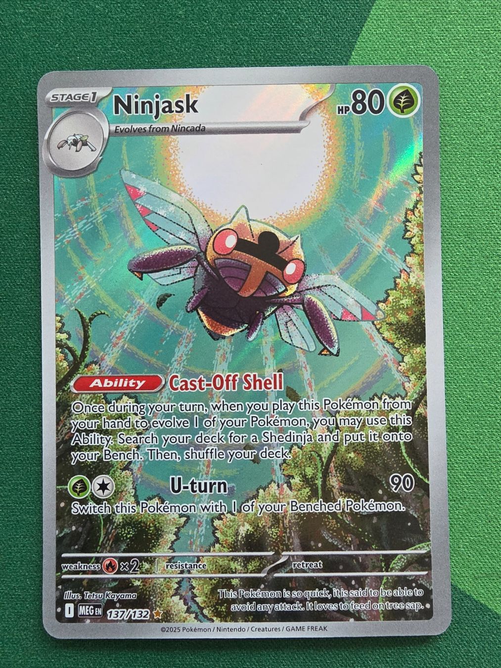 Pokémon Sammelbilder & Trading cards: Pokemon Ninjask 137/132 Mega Evolution Englisch – Gebraucht aus Gossau SG von worklifebalance
