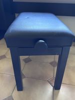 Banquette pour piano simili cuir noir