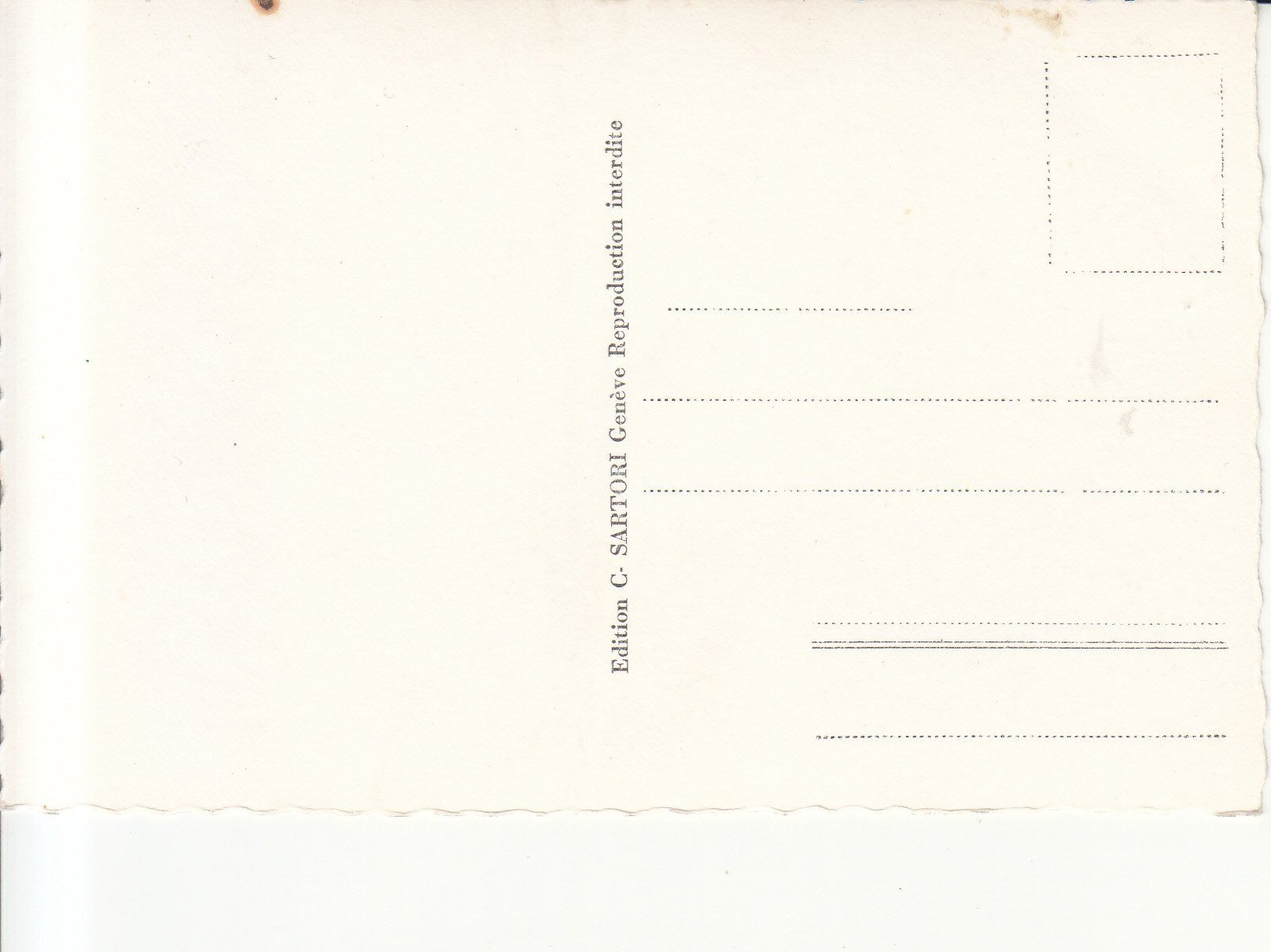 Cartoline postali: Genève ca. 1950 – Usato da Bürglen TG venduto da StampGraf 1
