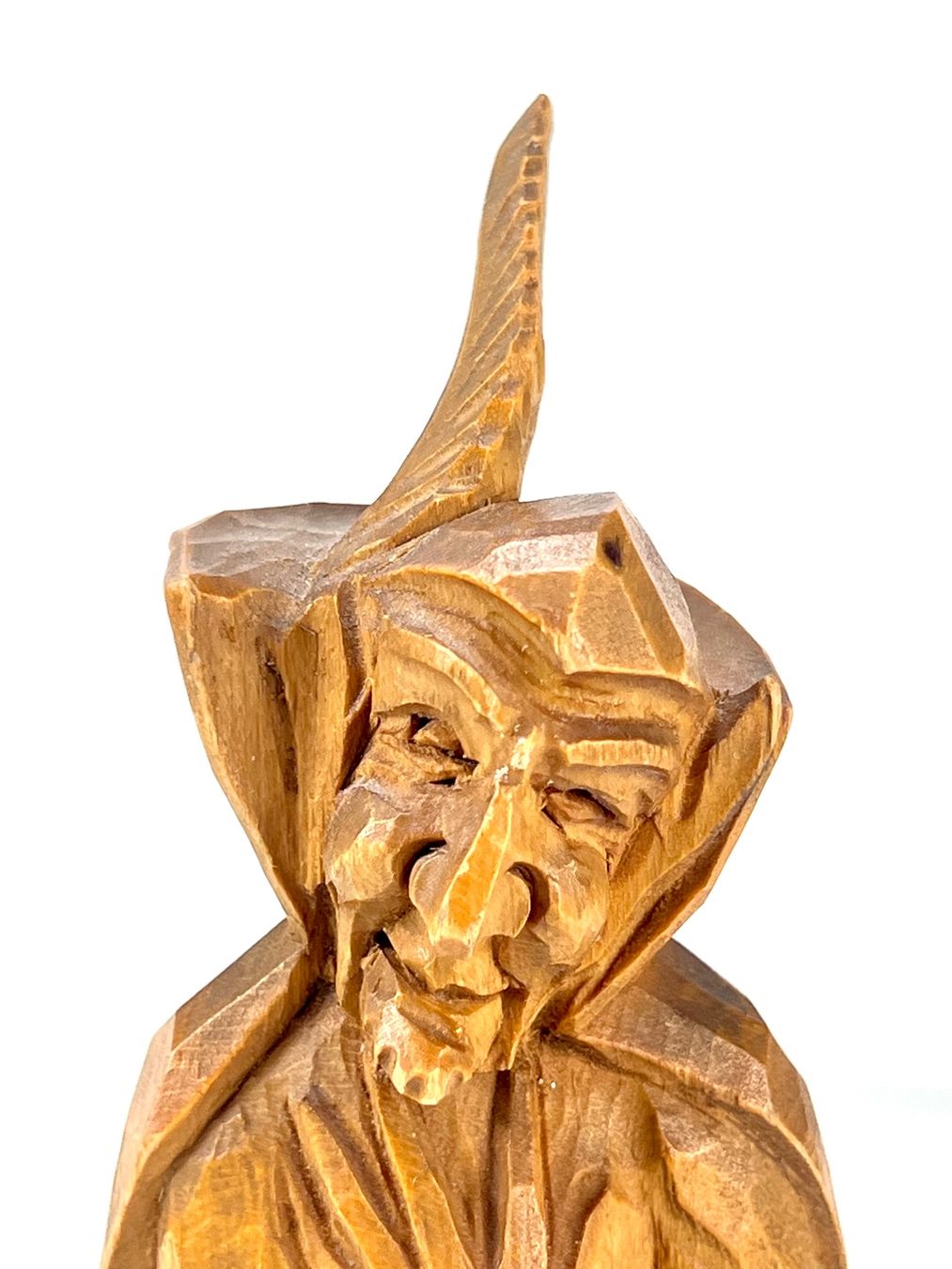 Figuren: MEPHISTOPHELES Holzfigur handgeschnitzt Monogramm ML – Gebraucht aus Zürich von Arche_Brockenhaus 3