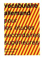 Vocabulaire allemand pour les études secondaires supérieures