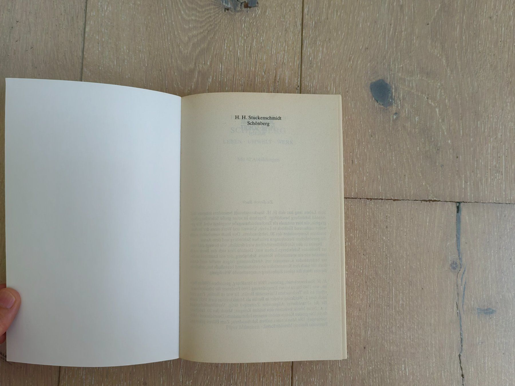 Libri: Schönberg  H.H.Stuckenschmidt – Usato da Zürich venduto da yaoclemens 1