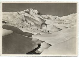 AROSA Carmenna-Skilift mit Weisshorn