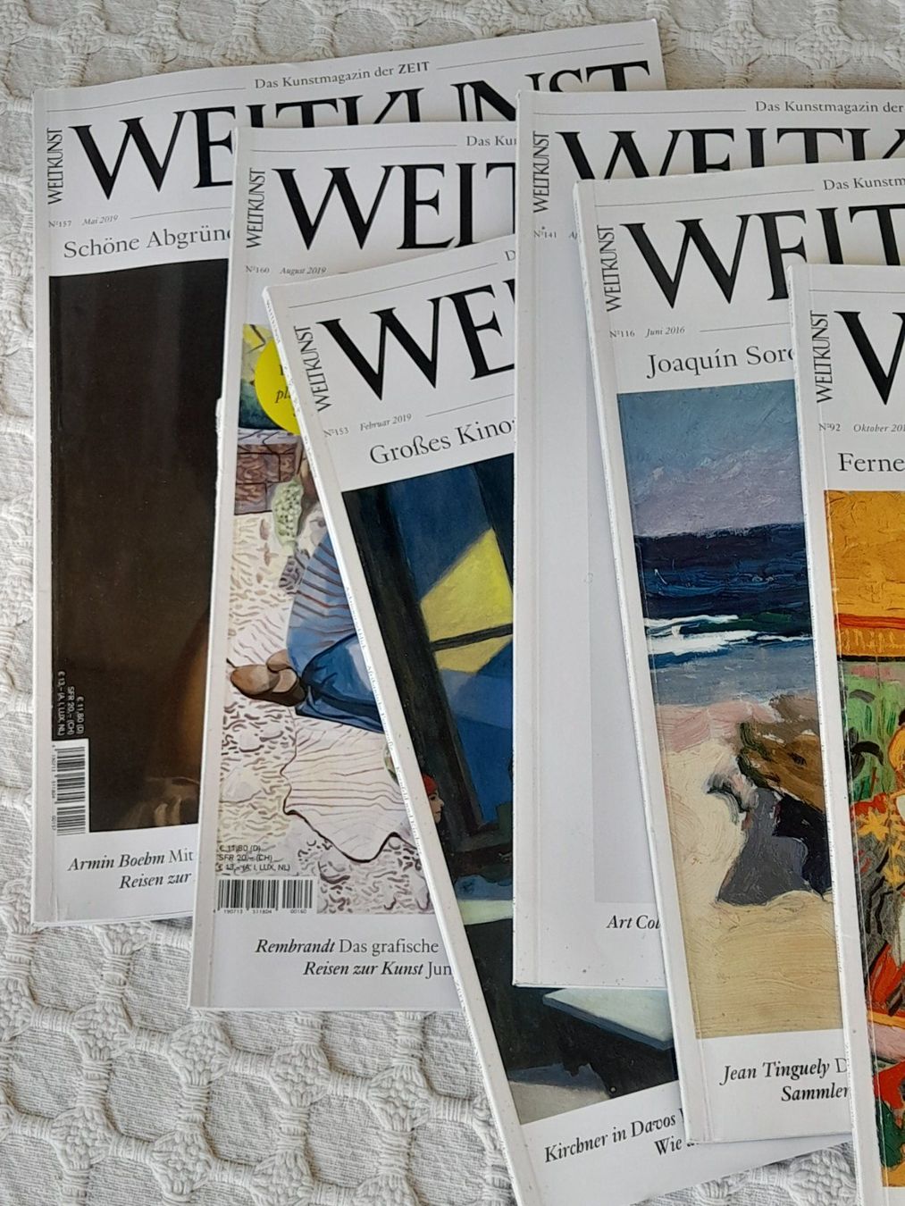Dipinti: Weltkunst - Hefte 15 Stk. – Usato da Thun venduto da Treff.....e 8