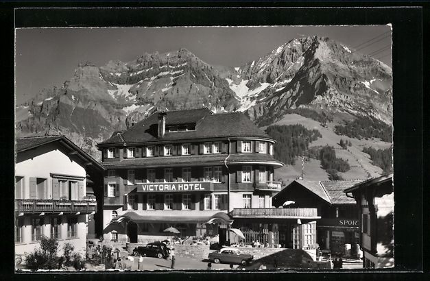 Cartoline postali: Adelboden, Victoria Hotel, Grosslohner – Usato da Berlin venduto da bartko-reher