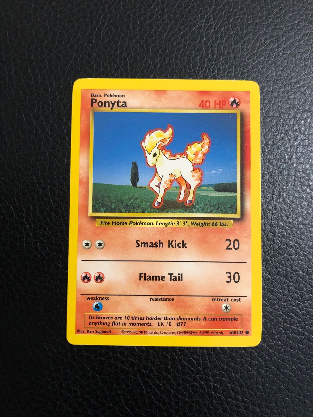 Pokémon Sammelbilder & Trading cards: Base Set Ponyta 60/102 Ab 1 – Gebraucht aus Paradiso von Pkmn10